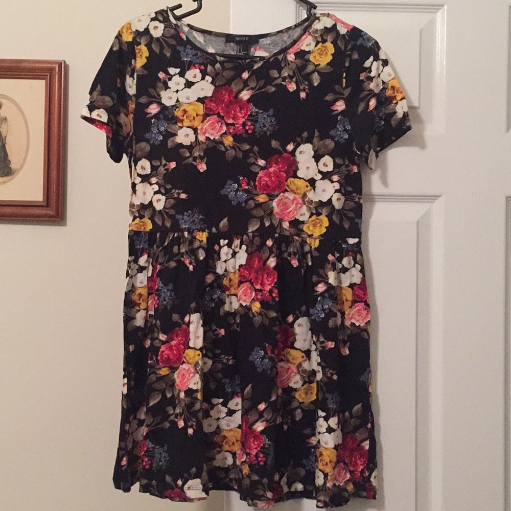Floral Forever 21 Baby Doll dress